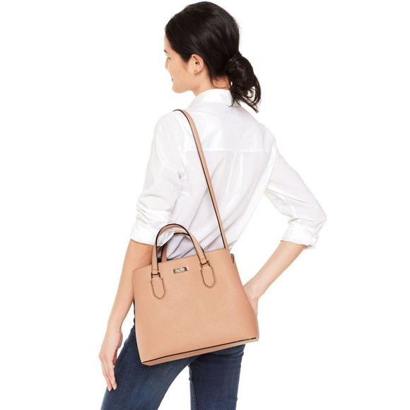 LIKE NEW Kate Spade Laurel Way Evangelie Crossbody | Brown Sugar Leather - Picture 4 of 9